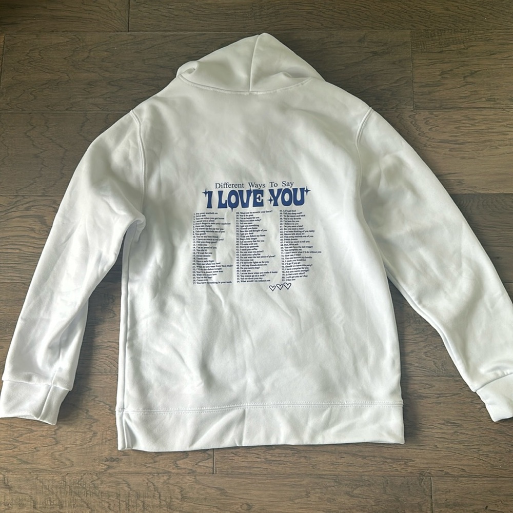 Different ways to say I love you hoodie